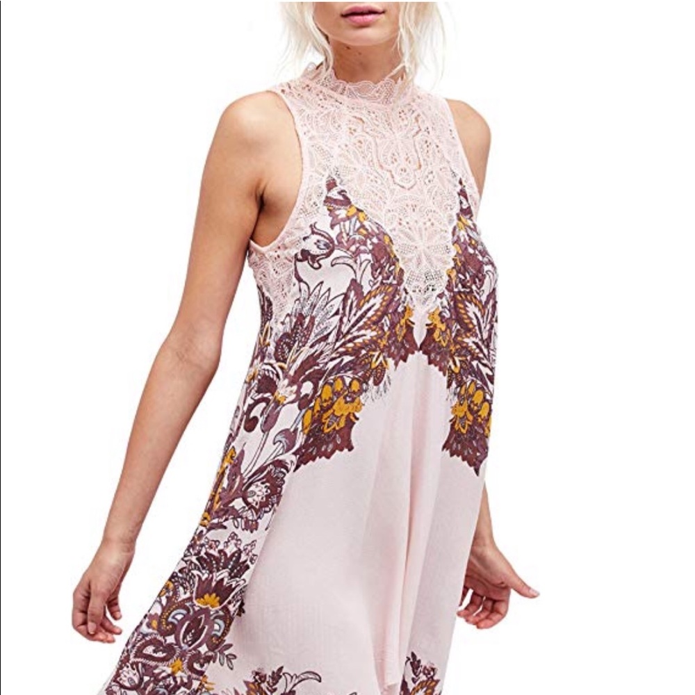 Free People Marsha Lace Sun Dress